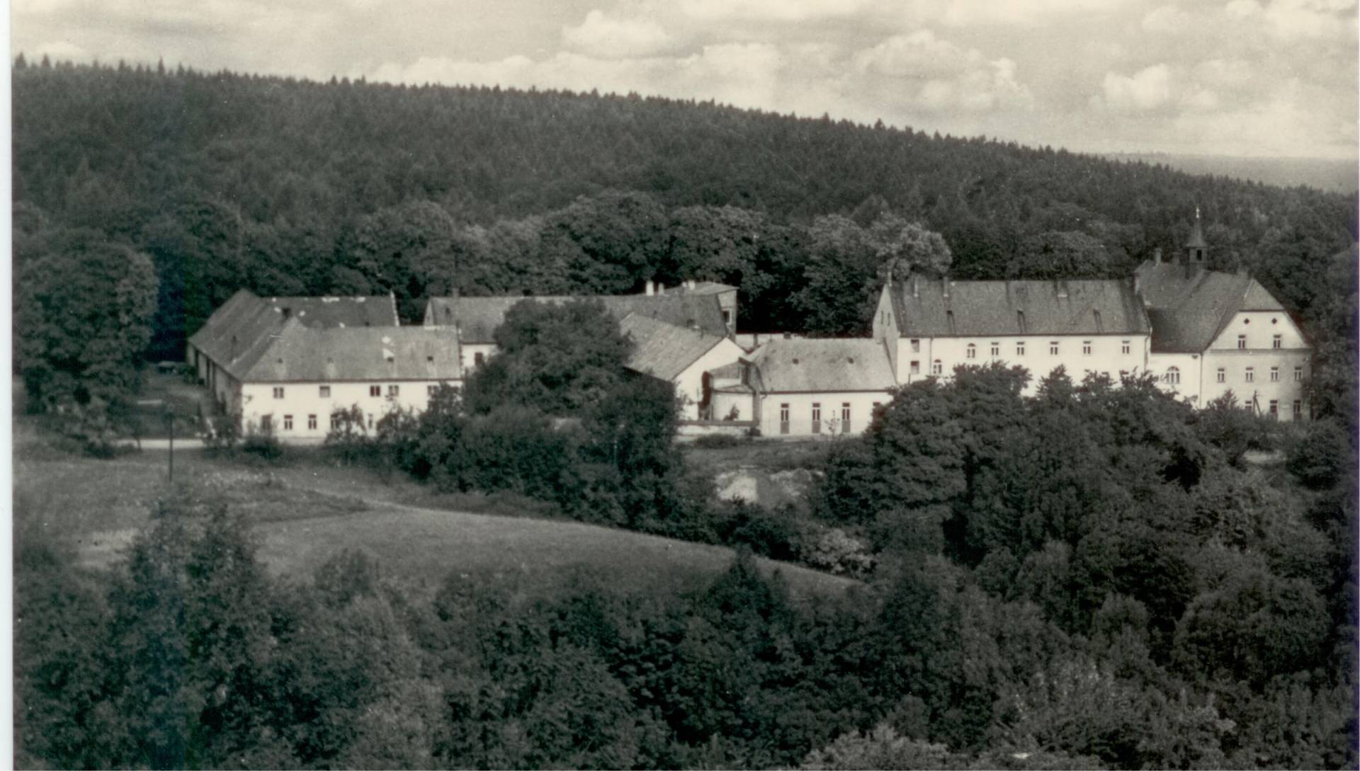 Počátky provozu psychiatrické léčebny - 50. - 60. léta 20. století.