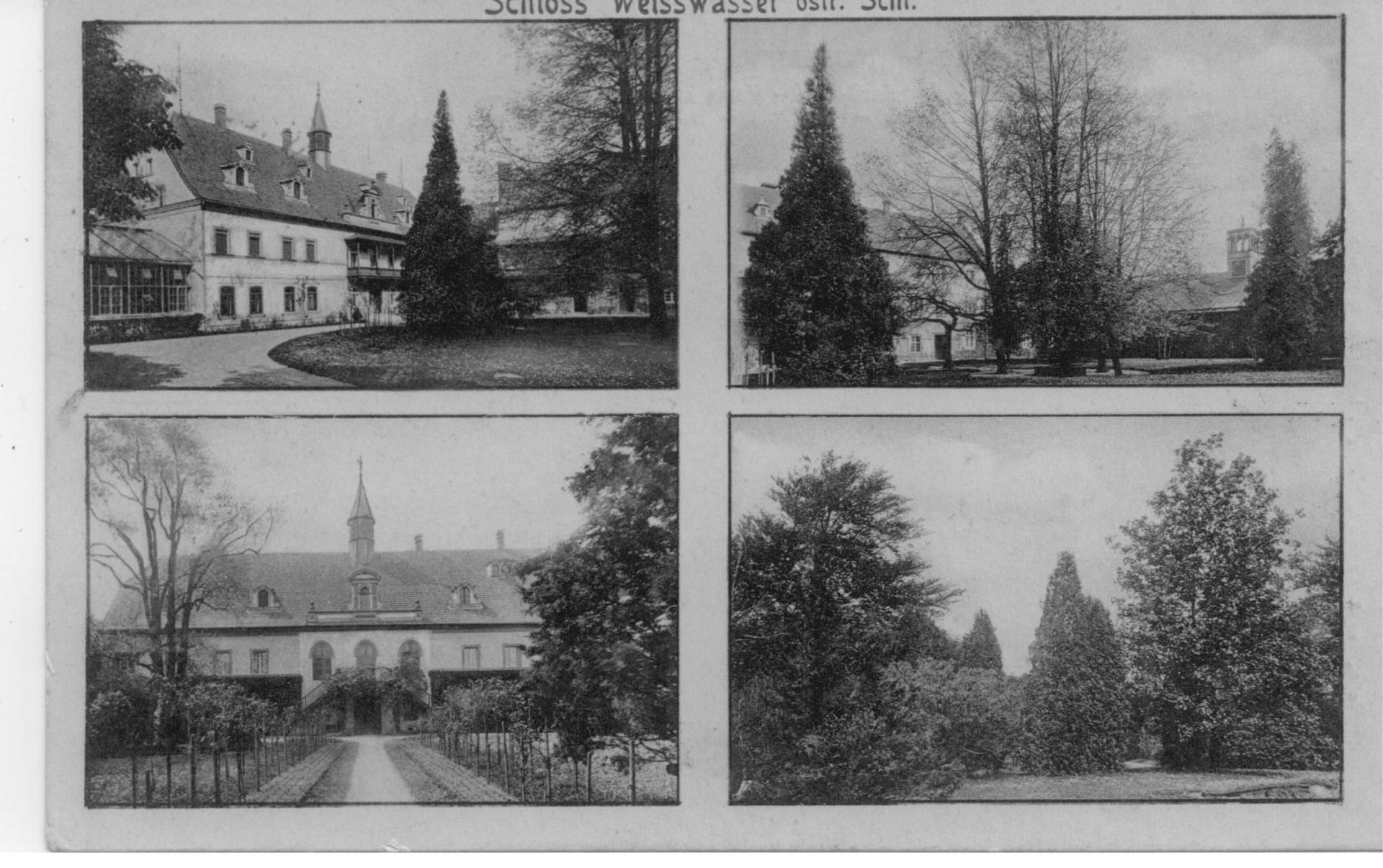 Zřejmě nejstarší fotografie zámku.