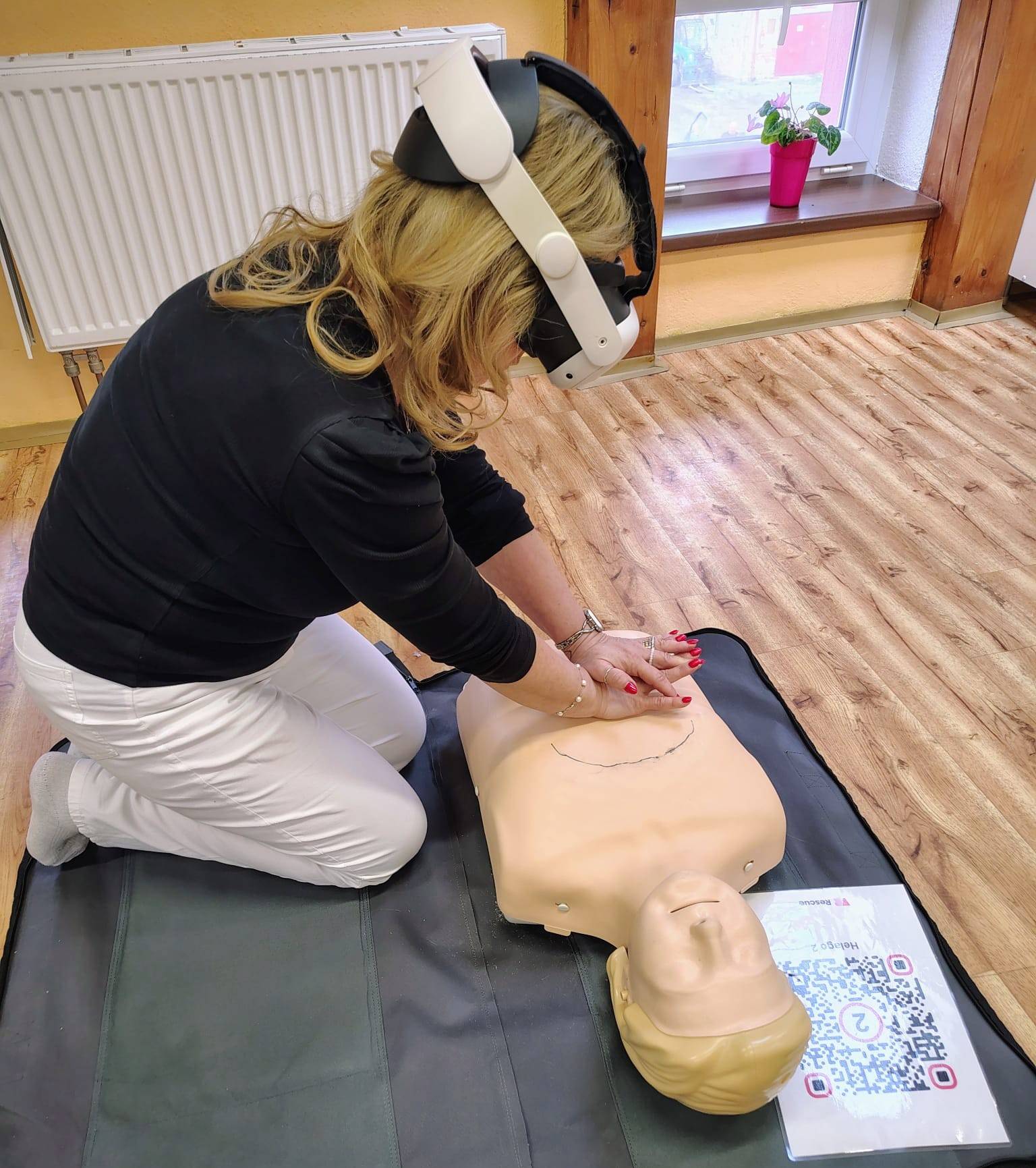 Virtuální kardiopulmonální resuscitace